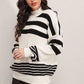 Striped Black and White Sweater