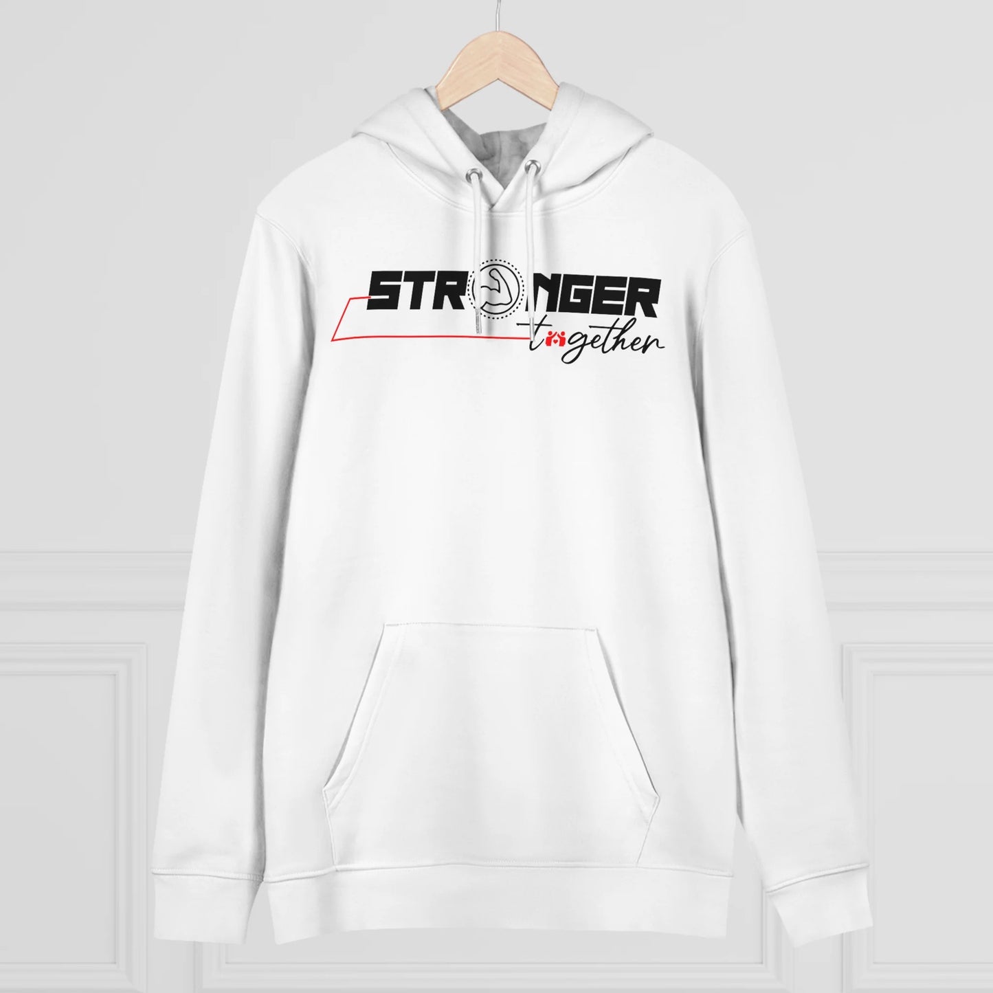 Organic Couples Stronger Together Hoodie