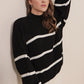 Black Stripped Sweater